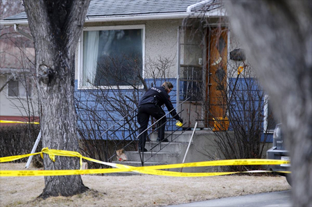 Asesinato con arma blanca en Canadá